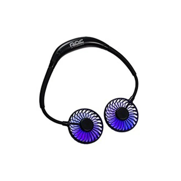 Dual Breeze Hands-Free Neck Fan with Mood Light