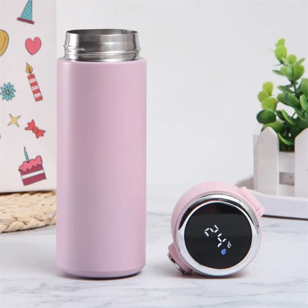 Creative Smart LED Thermos Portable Stainless Steel Tumbler