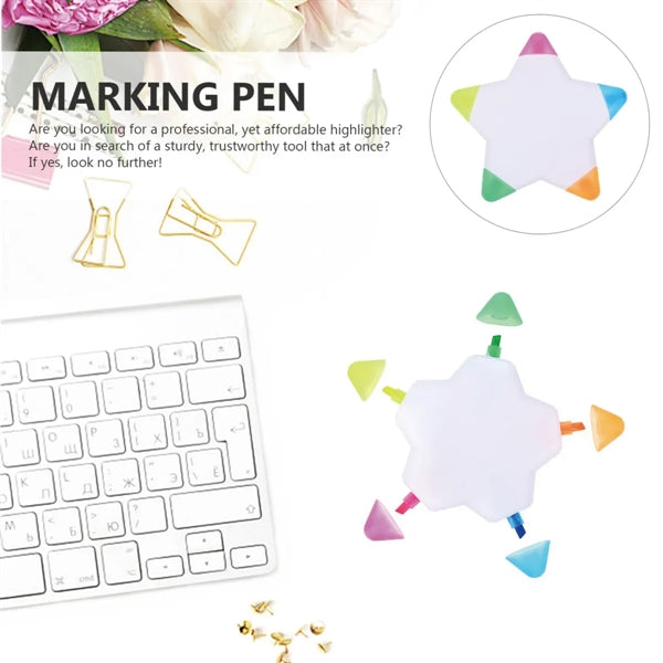 Star Shape Highlighter Pen