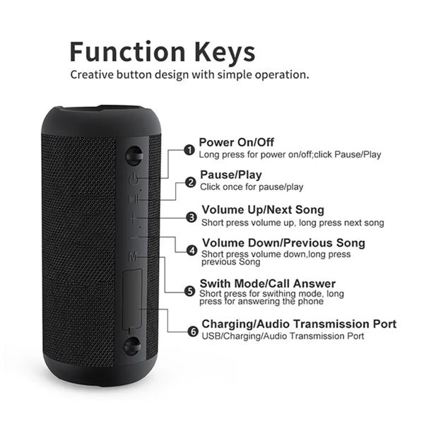 Outdoor Portable Waterproof Speaker