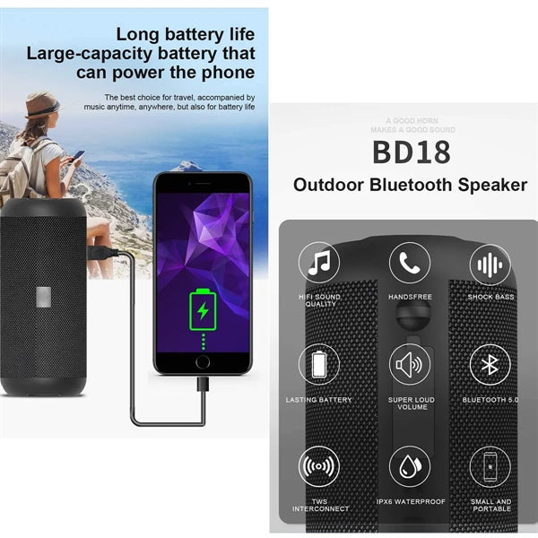 Outdoor Portable Waterproof Speaker