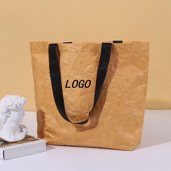 Washable eco-friendly DuPont paper tote bag