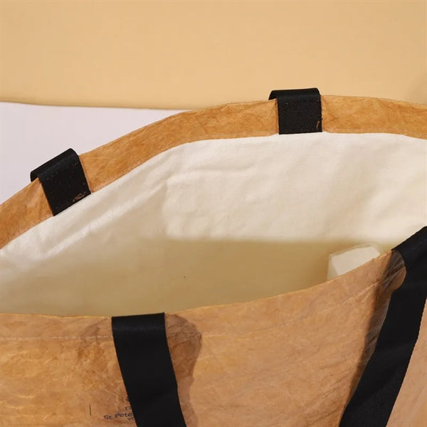 Washable eco-friendly DuPont paper tote bag