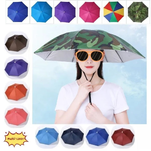 Outdoor Headwear Umbrella Hat