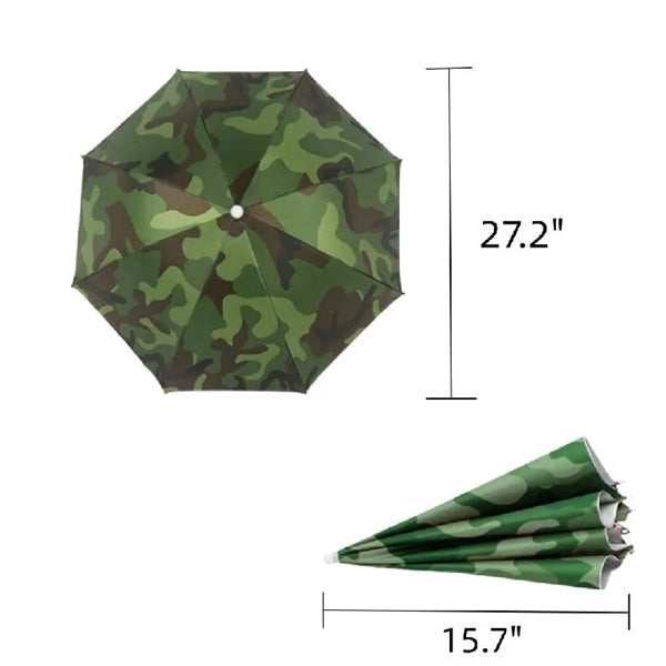 Outdoor Headwear Umbrella Hat