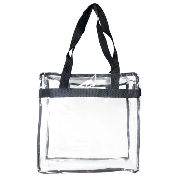 Clear Zippered Stadium Tote