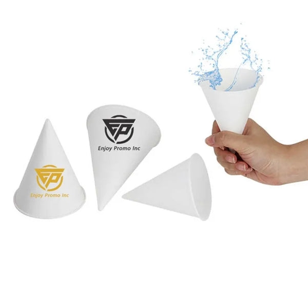 3.7oz Hotel Airport Office Disposable Paper Cone Cup