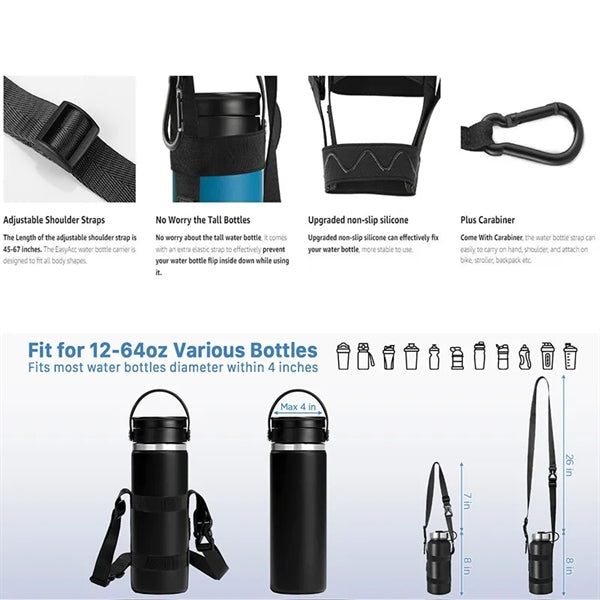 Portable Adjustable Bottle Holder Bag