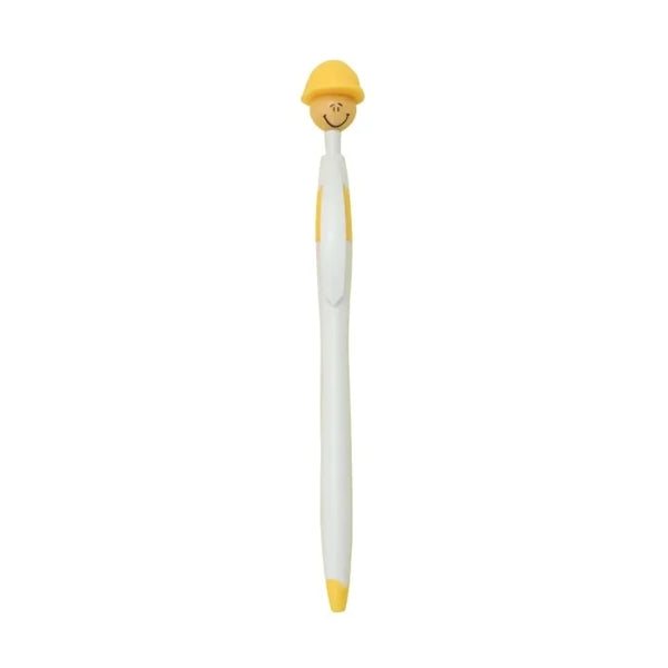 Click-action Ballpoint Pen with Helmet