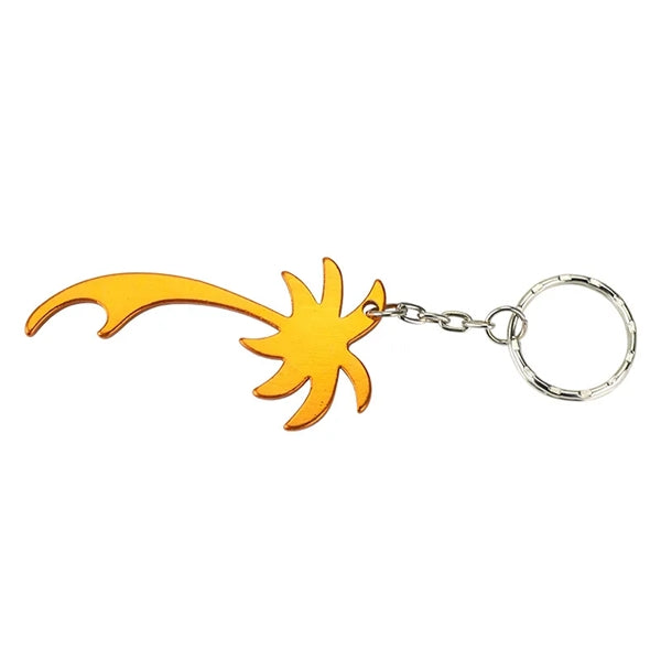 Palm Tree Bottle Opener Keychain