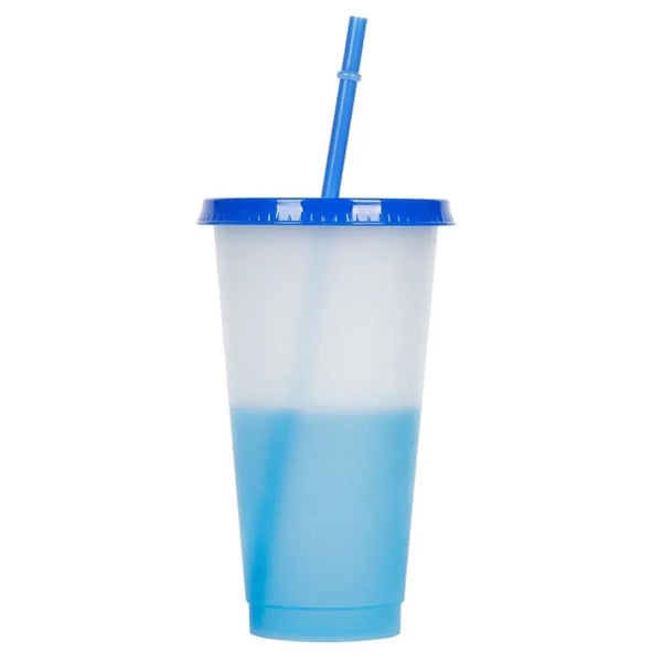 24oz Color Changing Cup with Lid & Straw
