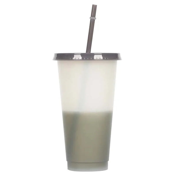 24oz Color Changing Cup with Lid & Straw