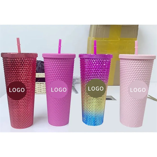 Durian Plastic Straw Cup