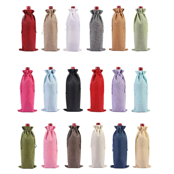 Wine Bag with Drawstring