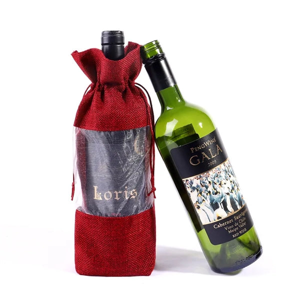 Wine Bag with Clear Window