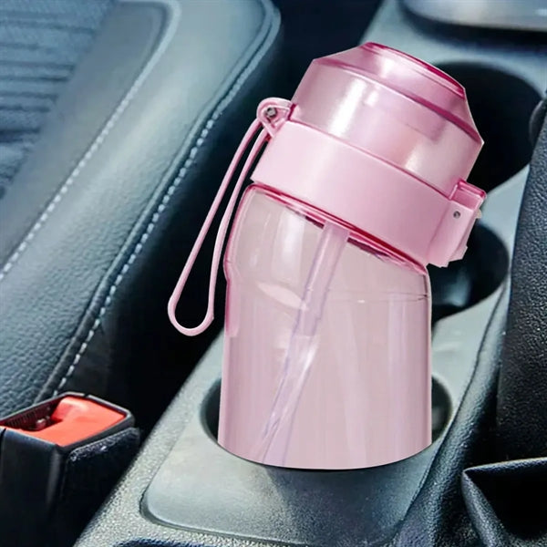 Flavor Sports Water Bottle With Straw