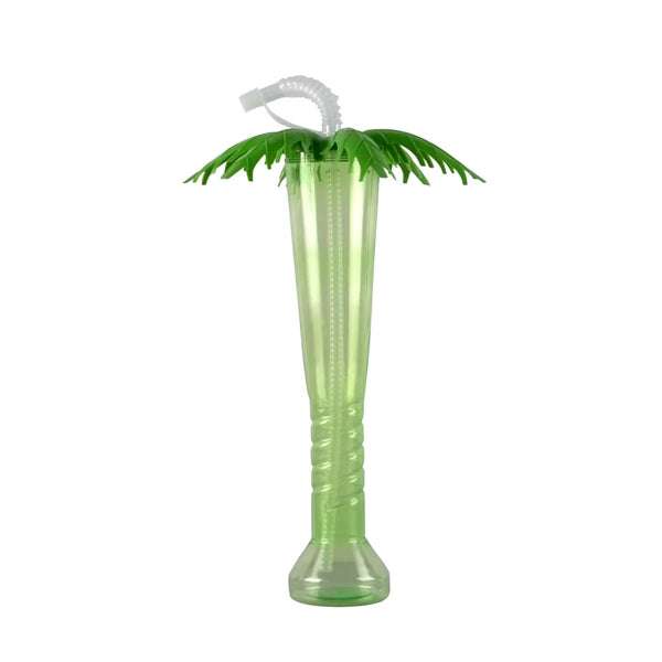 16oz Palm Tree Plastic Yard Glasses