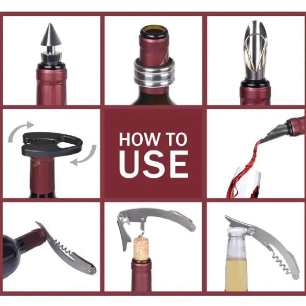 Wine Opener Accessories Gift Set