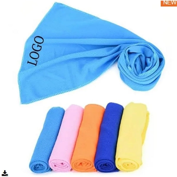 Sports Solid Color Ice Cooler Towel