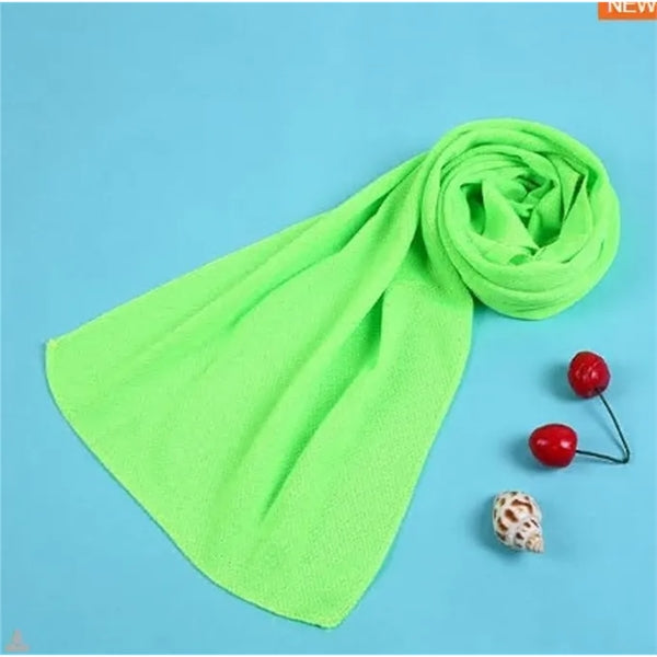 Sports Solid Color Ice Cooler Towel