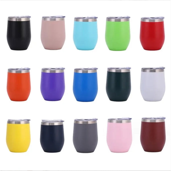 12 Oz Double Wall Stainless Steel Vacuum Insulated Cup