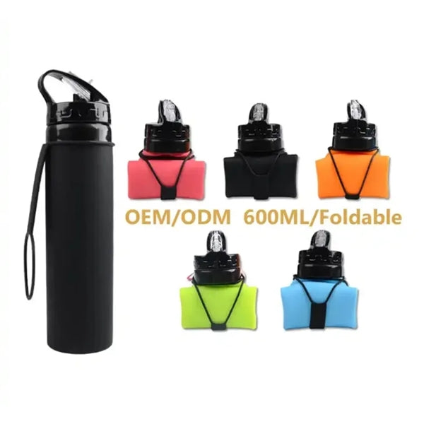 Silicone Foldable Water Bottle BPA Free