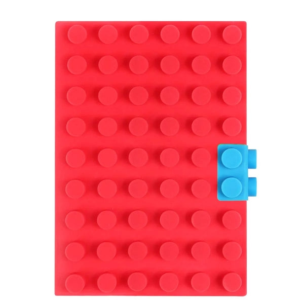 Creative Building Block Silicone Student Notebook