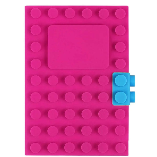 Creative Building Block Silicone Student Notebook