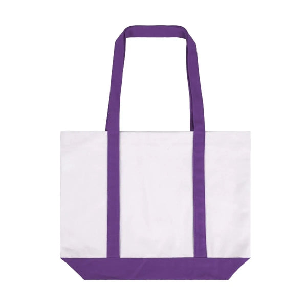 12 OZ Cotton Canvas Boat Tote Bag