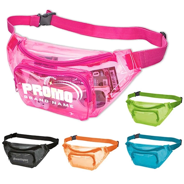 Translucent Color PVC Fanny Pack