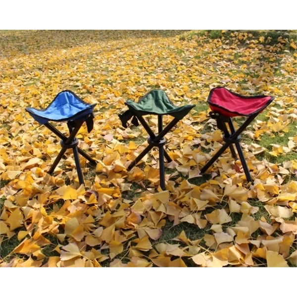 Folding Tripod Camping Backpack Stool