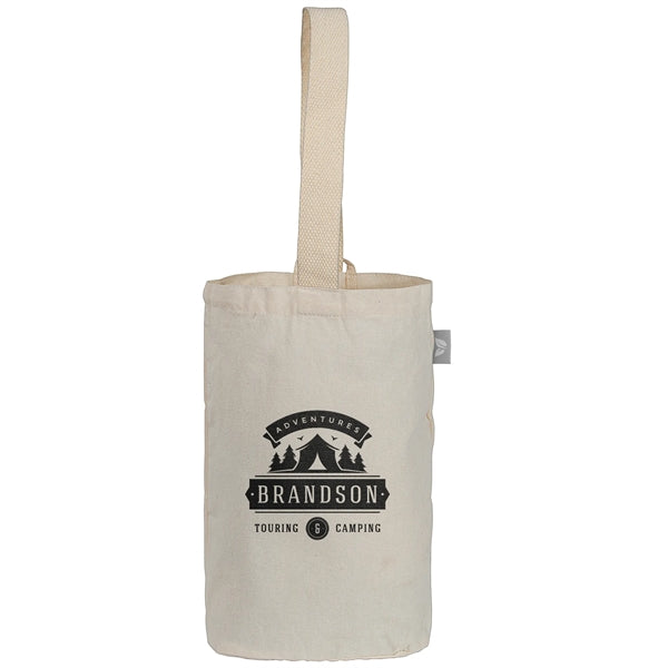 Tango Dual-Bottle Wine Tote Bag 8 oz. Recycled Cotton Blend