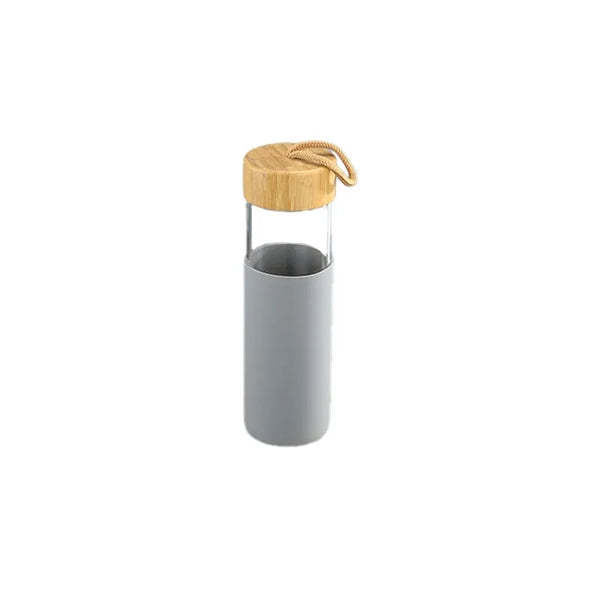 20oz Glass Bottles with Strap Lid Silicone Sleeve