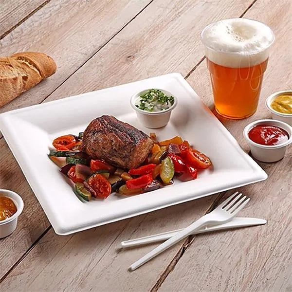 8 inch square food tray