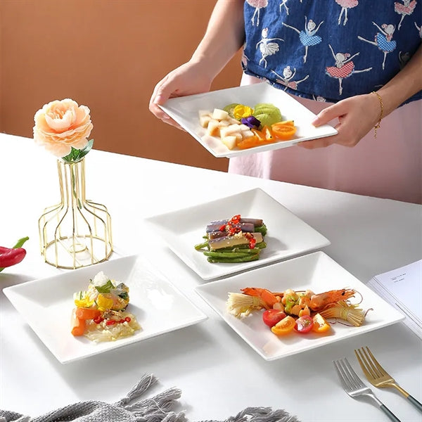 8 inch square food tray