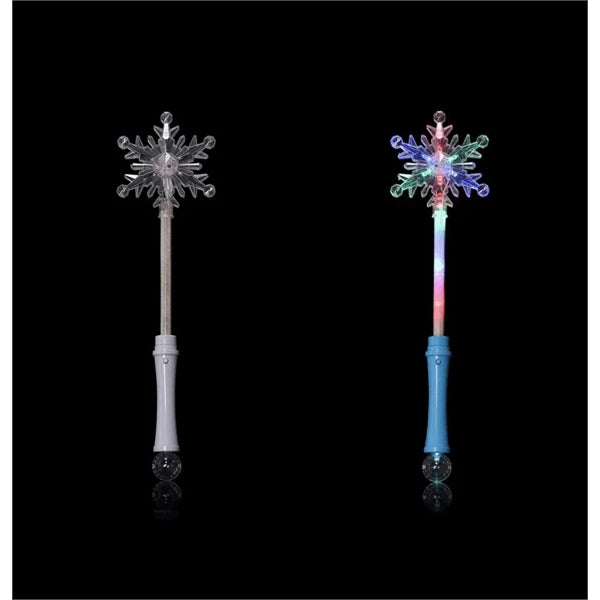 LED Snowflake Glow Light Sticks