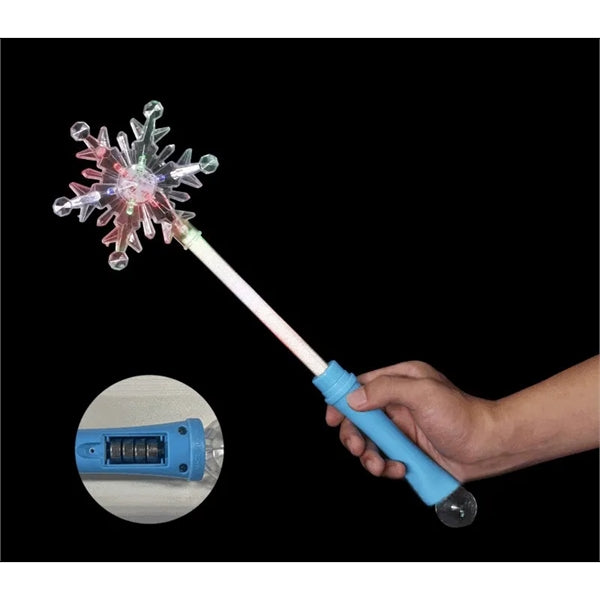 LED Snowflake Glow Light Sticks