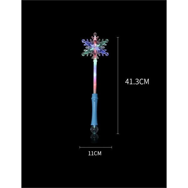 LED Snowflake Glow Light Sticks