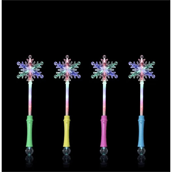 LED Snowflake Glow Light Sticks