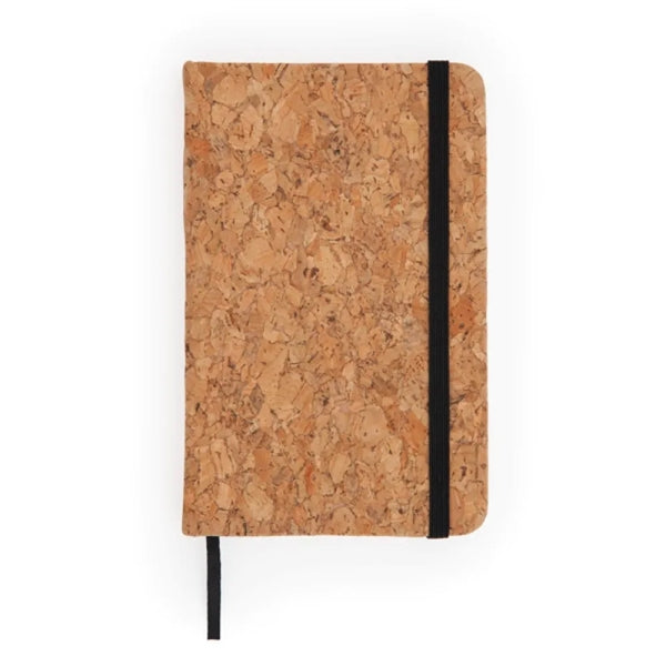 A5 Eco-friendly Cork Notebook with Elastic Band