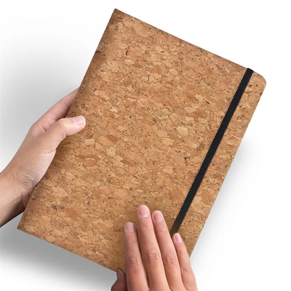 A5 Eco-friendly Cork Notebook with Elastic Band