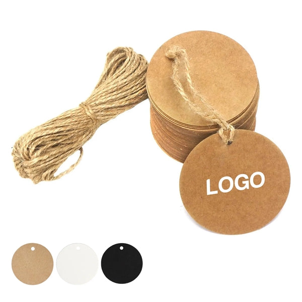 Round Paper Gift Tag