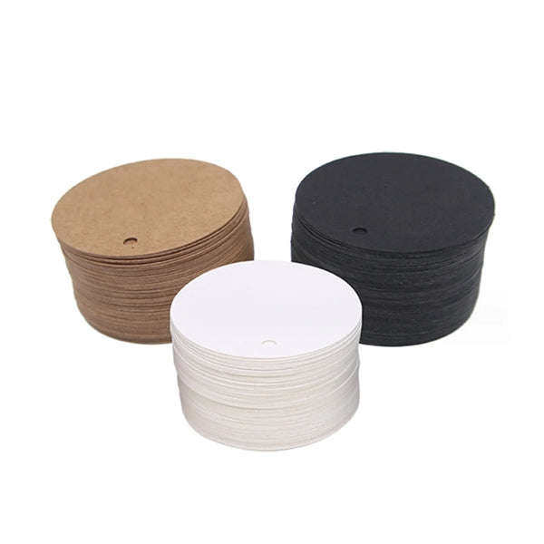 Round Paper Gift Tag