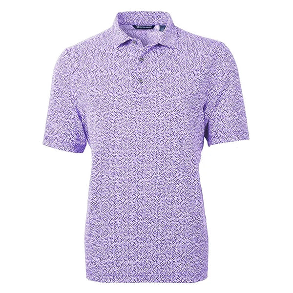 Cutter & Buck Virtue Eco Pique Botanical Print Recycled Polo