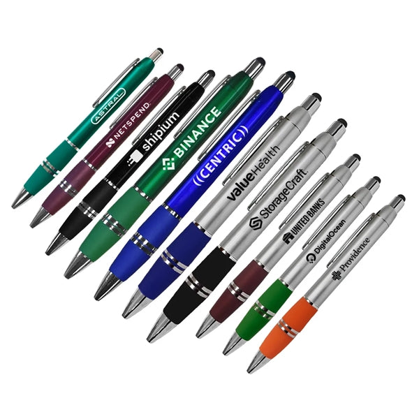 Florentino Elegant Stylus Ballpoint Pens With Comfort Grip