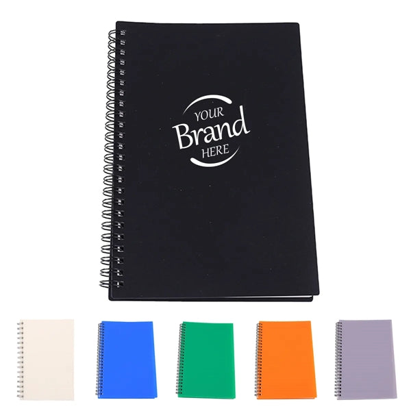 Plastic Cover Wirebound Spiral Notebook
