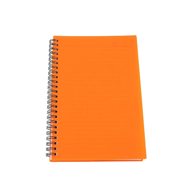 Plastic Cover Wirebound Spiral Notebook