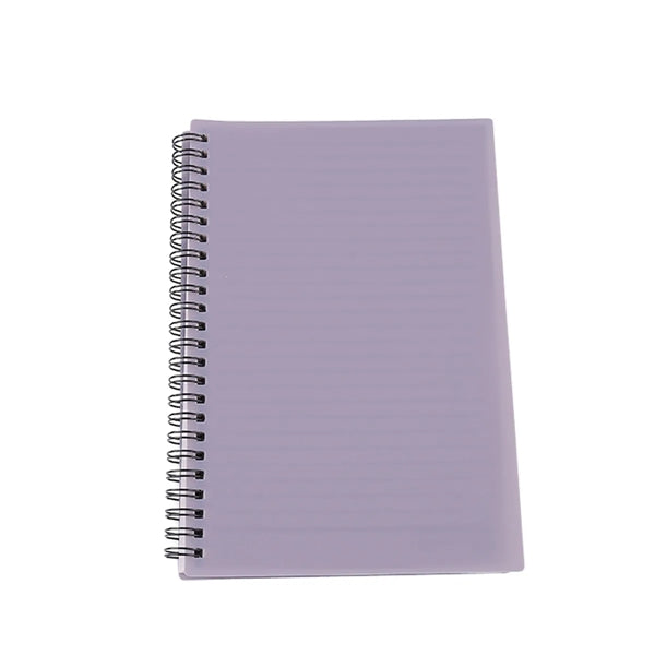 Plastic Cover Wirebound Spiral Notebook