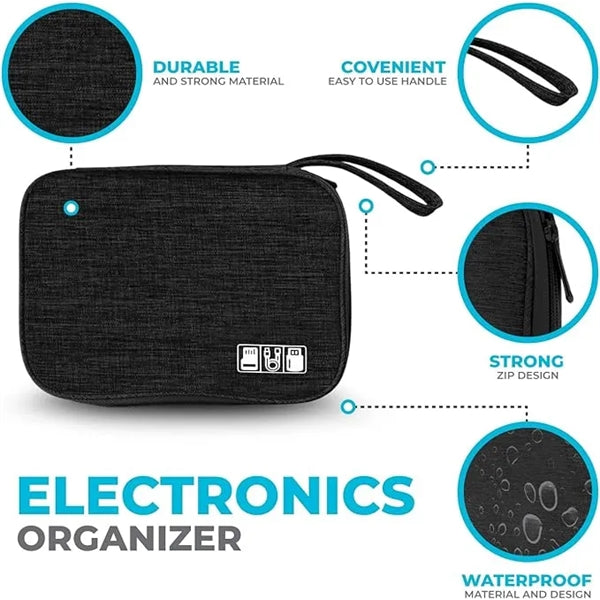 Travel Essentials Cable Organizer Bag