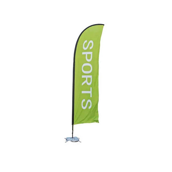 Knife Flag Set with Poles, Ground Stake, and Water Bag